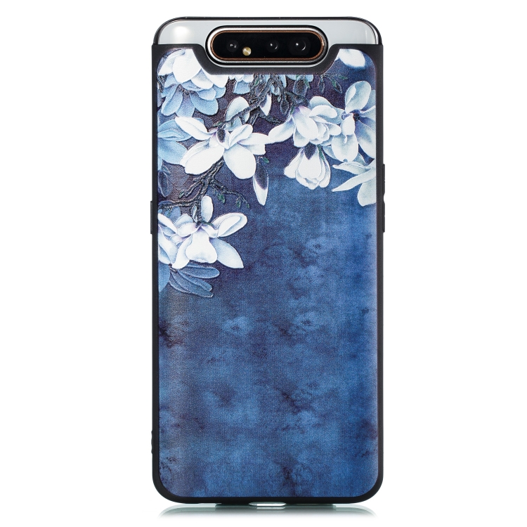 

For Galaxy A90 / Galaxy A80 Shockproof Soft TPU Protective Case(Magnolia Pattern)