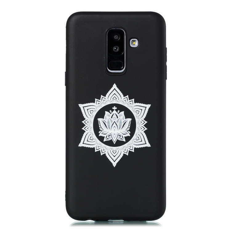 

For Galaxy A6+ (2018) Shockproof Soft TPU Protective Case(Hexagram Flower Pattern)