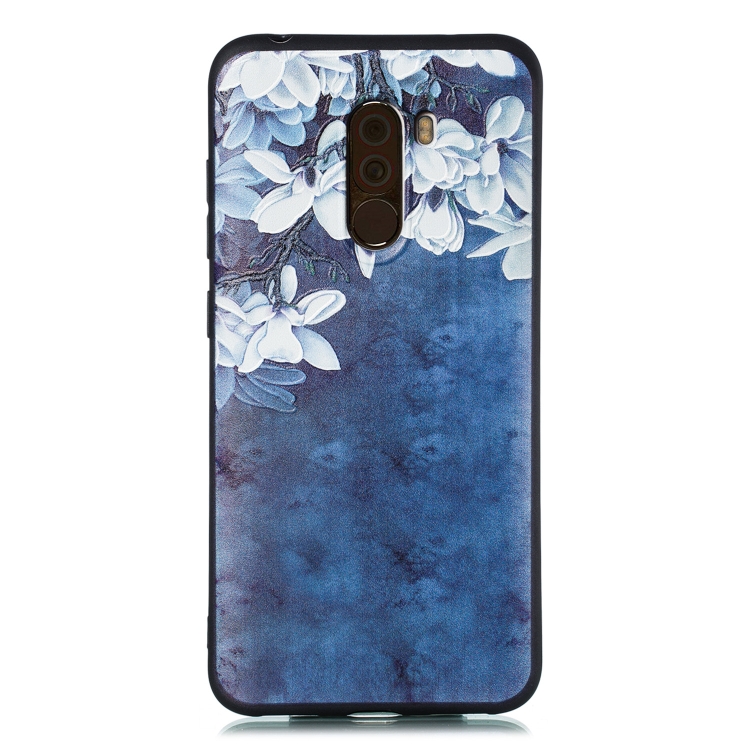 

For Xiaomi Pocophone F1 Shockproof Soft TPU Protective Case(Magnolia Pattern)