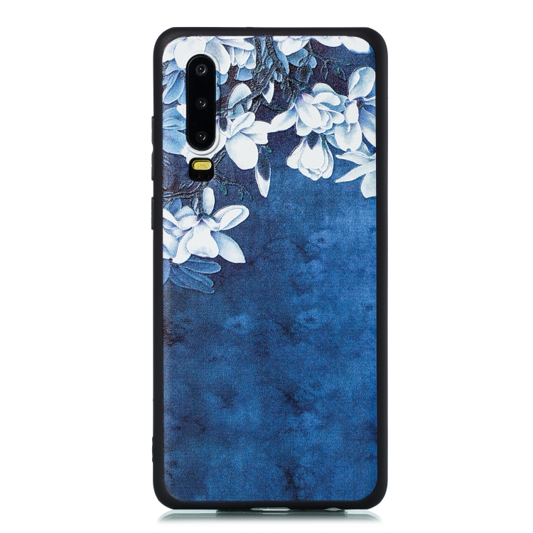 

For Huawei P30 Shockproof Soft TPU Protective Case(Magnolia Pattern)
