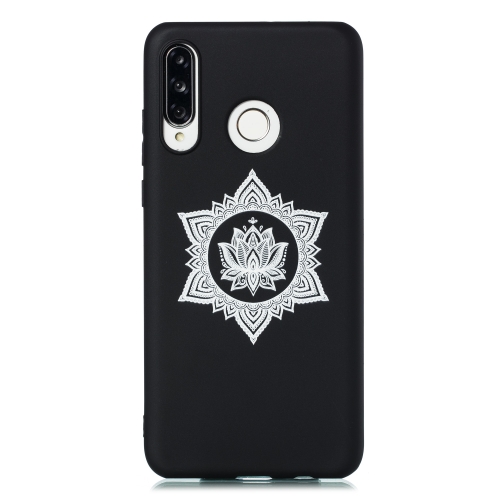 

For Huawei P30 Lite Shockproof Soft TPU Protective Case(Hexagram Flower Pattern)