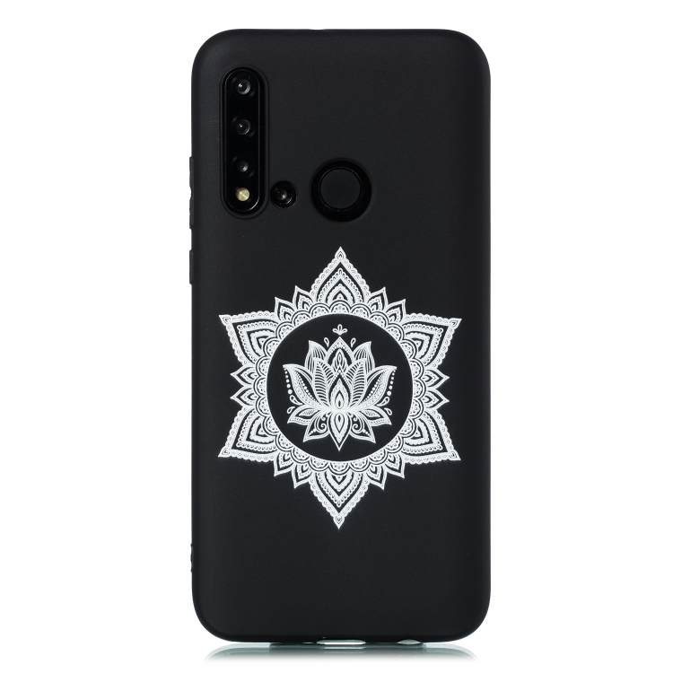 

For Huawei P20 Lite (2019) Shockproof Soft TPU Protective Case(Hexagram Flower Pattern)
