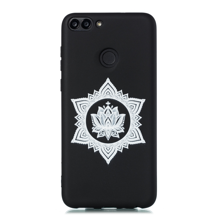 

For Huawei Enjoy 7S Shockproof Soft TPU Protective Case(Hexagram Flower Pattern)