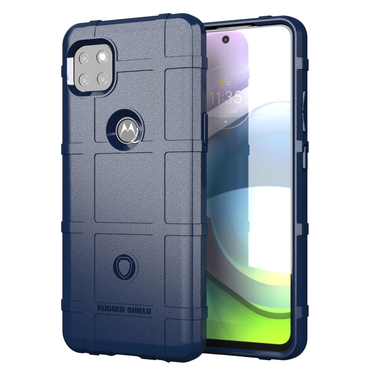 

For Motorola Moto G 5G Full Coverage Shockproof TPU Case(Blue)