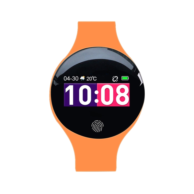 

H8W 0.96 inch Color Screen Smart Bracelet, Support Sleep Monitor / Heart Rate Monitor / Blood Pressure Monitor / Temperature Measurement(Orange)