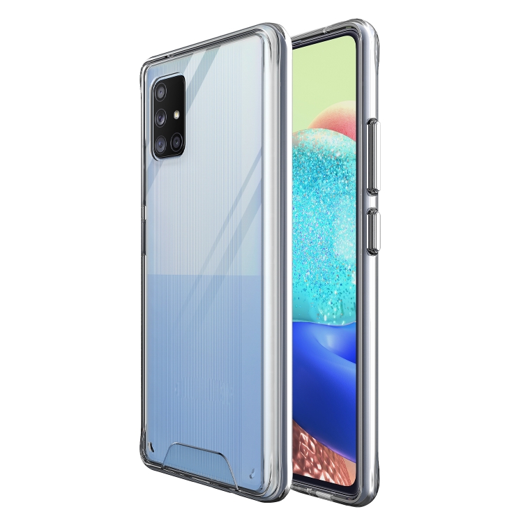 

For Samsung Galaxy A71 5G Scratchproof TPU + Acrylic Space Protective Case(Transparent)