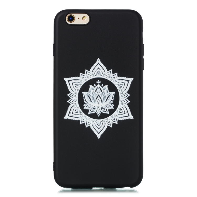 

For iPhone 6 Plus Shockproof Soft TPU Protective Case(Hexagram Flower Pattern)
