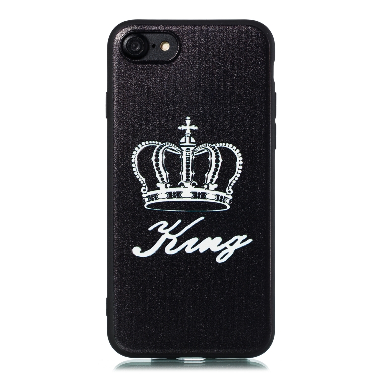 

For iPhone 7 / 8 Shockproof Soft TPU Protective Case(King Pattern)