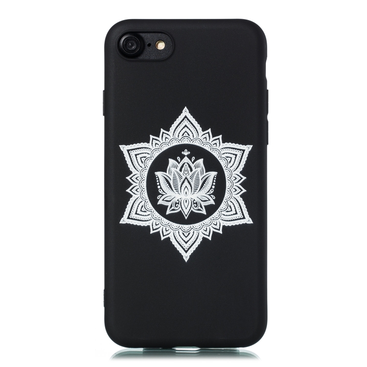 

For iPhone 7 Plus / 8 Plus Shockproof Soft TPU Protective Case(Hexagram Flower Pattern)