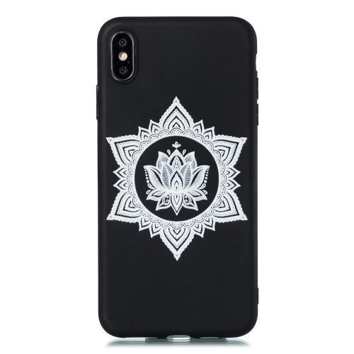 

For iPhone XR Shockproof Soft TPU Protective Case(Hexagram Flower Pattern)