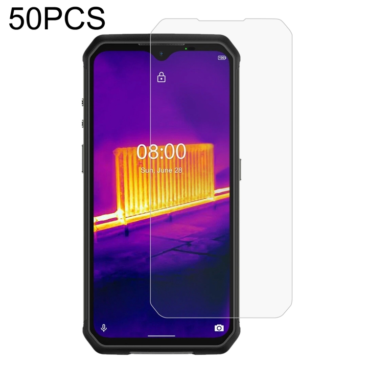

For Ulefone Armor 9 50 PCS 0.26mm 9H 2.5D Tempered Glass Film
