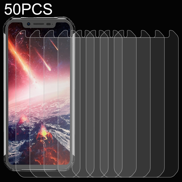 

For Blackview BV9600 50 PCS 0.26mm 9H 2.5D Tempered Glass Film