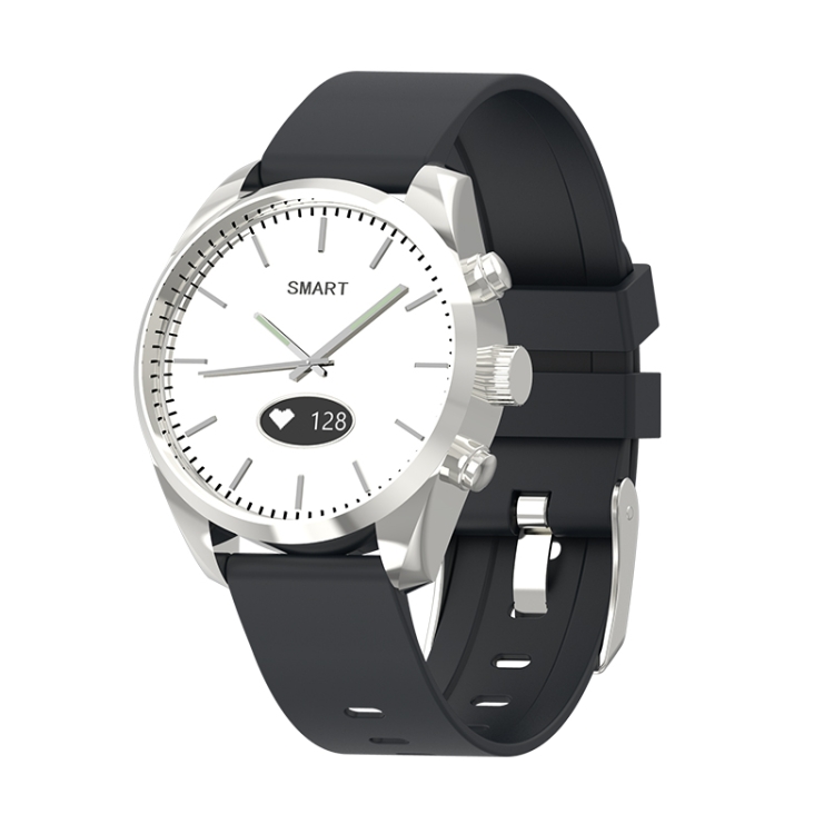 

T4W 0.49 inch OLED Screen 30m Waterproof Smart Quartz Watch, Support Sleep Monitor / Heart Rate Monitor / Blood Pressure Monitor, Style: Silicone Strap(Black)