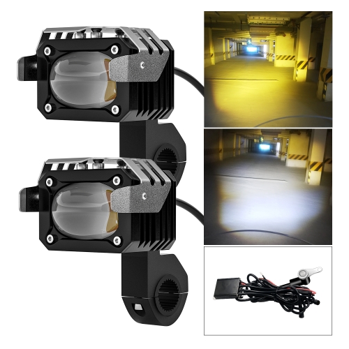 

CS-1201A1 Motorcycle LED Spotlight High Beam / Low Beam / Strobe Light