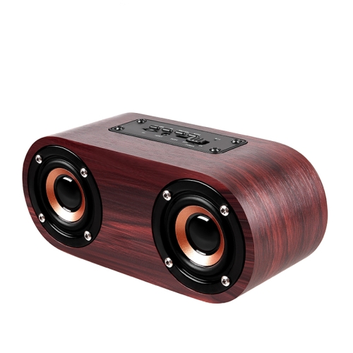 

Q8 Bluetooth 4.2 Classic Wooden Double Horns Bluetooth Speaker(Walnut Texture)