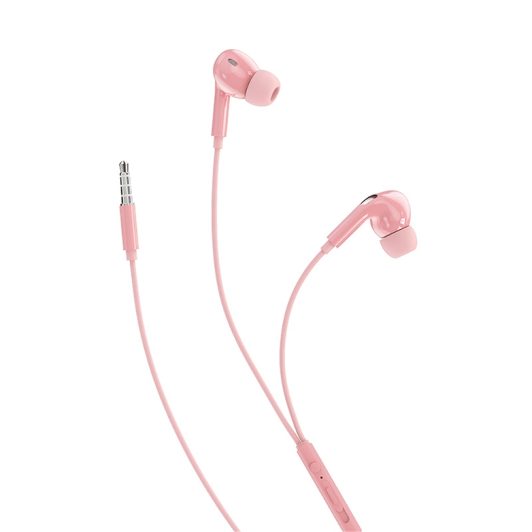 

ROCK Space ES07 3.5mm Interface Stereo Music In Ear Wired Earphone(Pink)
