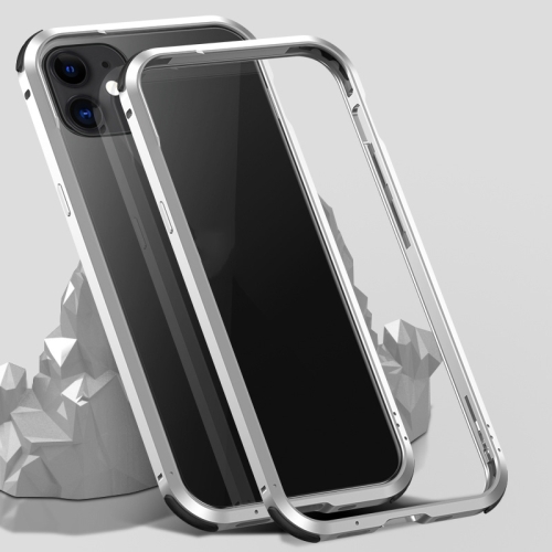 

Shockproof Metal Protective Frame For iPhone 12 mini(Silver)