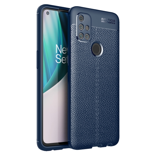 

For OnePlus Nord N10 5G Litchi Texture TPU Shockproof Case(Blue)