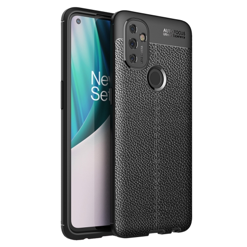 

For OnePlus Nord N100 Litchi Texture TPU Shockproof Case(Black)