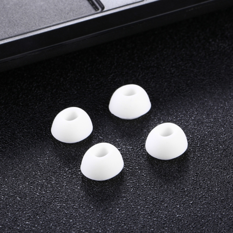 

2 Pairs Soft Silicone Ear Caps with Net for AirPods Earphones, Size:M
