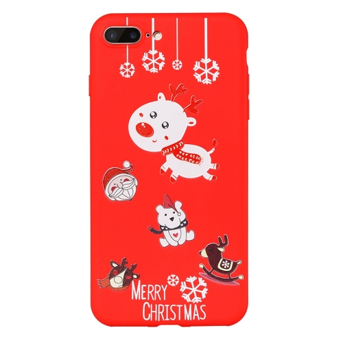 

For iPhone 7 Plus / 8 Plus Dazzle Christmas Pattern Protective Case(Christmas Fawn)