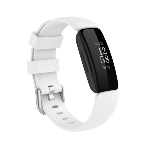 

For Fitbit Inspire 2 TPE Replacement Strap Watchband, Size:L(White)