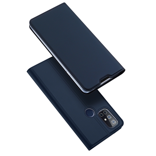 

For OnePlus Nord N10 5G DUX DUCIS Skin Pro Series Horizontal Flip PU + TPU Leather Case with Holder & Card Slots(Blue)