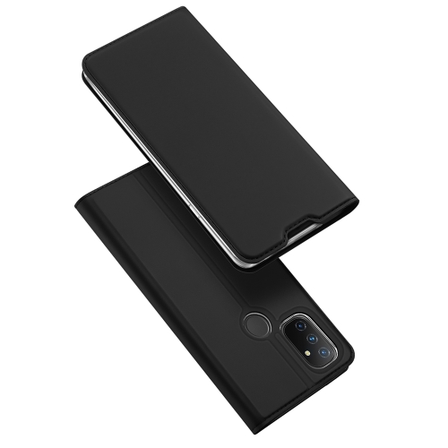 

For OnePlus Nord N100 DUX DUCIS Skin Pro Series Horizontal Flip PU + TPU Leather Case with Holder & Card Slots(Black)