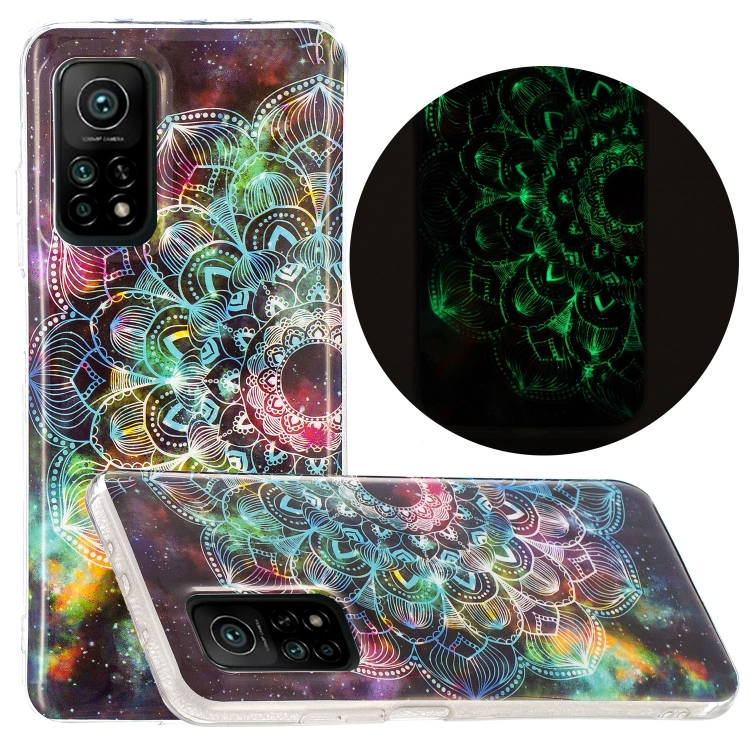

For Xiaomi Mi 10T 5G & 10T Pro 5G Luminous TPU Mobile Phone Protective Case(Datura Flowers)