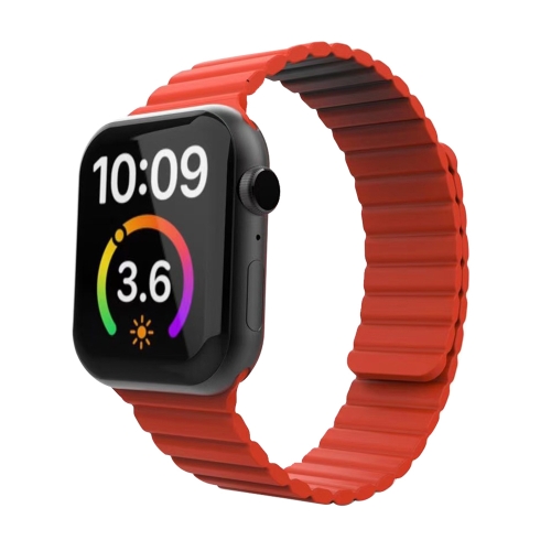 

Magnetic Loop Watchband For Apple Watch Series 6 & SE & 5 & 4 40mm / 3 & 2 & 1 38mm(Red)