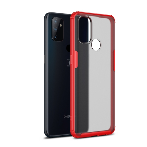 

For OnePlus Nord N100 Four-corner Shockproof TPU + PC Protective Case(Red)