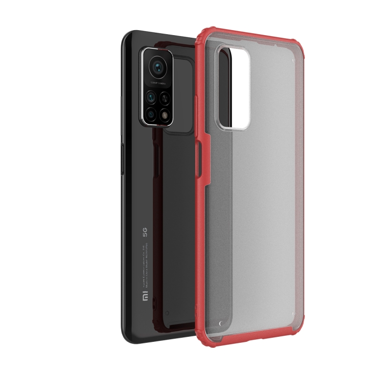 

For Xiaomi Mi 10T Pro Four-corner Shockproof TPU + PC Protective Case(Red)