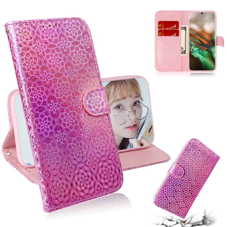 

For Galaxy Note 10 Solid Color Colorful Magnetic Buckle Horizontal Flip PU Leather Case with Holder & Card Slots & Wallet & Lanyard(Pink)
