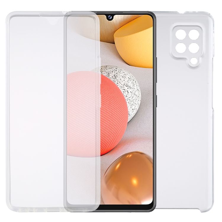 

For Samsung Galaxy A42 5G PC+TPU Ultra-Thin Double-Sided All-Inclusive Transparent Case