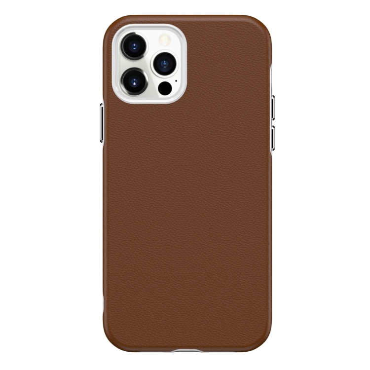 

Business Style PU + PC Protective Case For iPhone 12 mini(Brown)