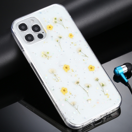 

Gypsophila Flowers Pattern TPU Protective Case For iPhone 11 Pro Max(Yellow)