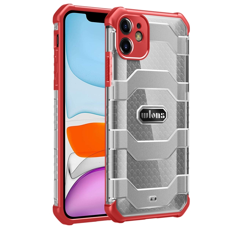 

wlons Explorer Series PC+TPU Protective Case For iPhone 11(Red)