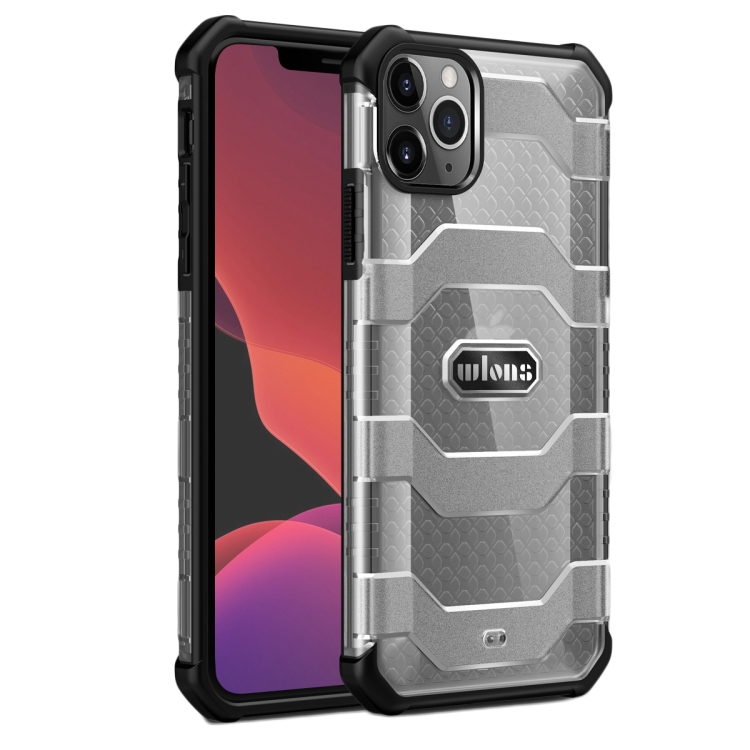 

wlons Explorer Series PC+TPU Protective Case For iPhone 12 / 12 Pro(Black)