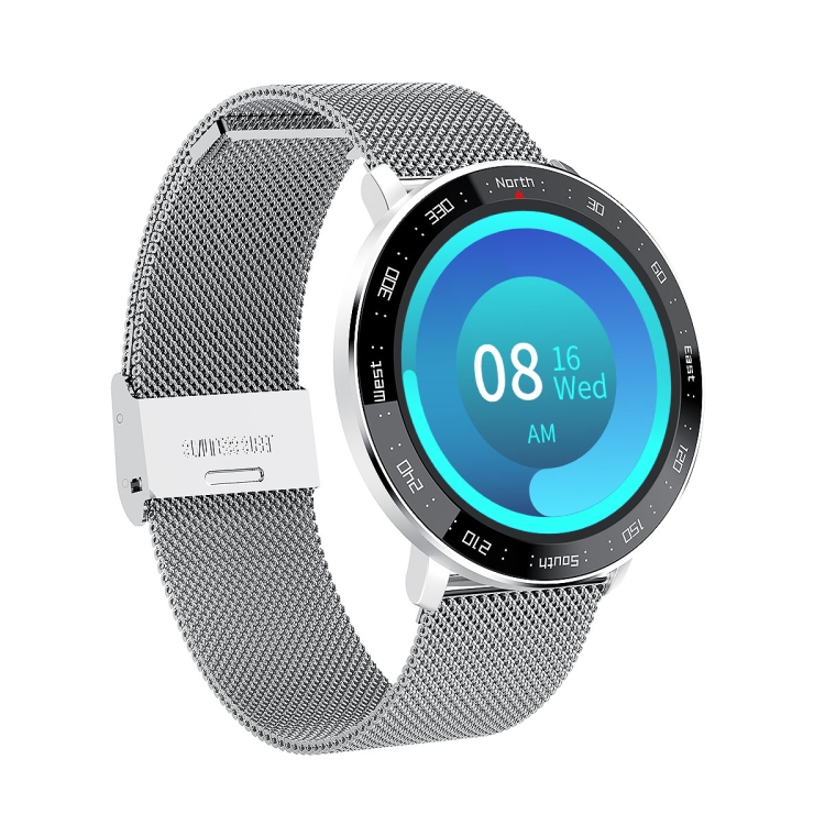 

ZL03 1.3 inch IPS Color Screen IP67 Waterproof Smart Watch, Support Sleep Monitor / Heart Rate Monitor / Blood Pressure Monitor, Style: Steel Strap(Silver)