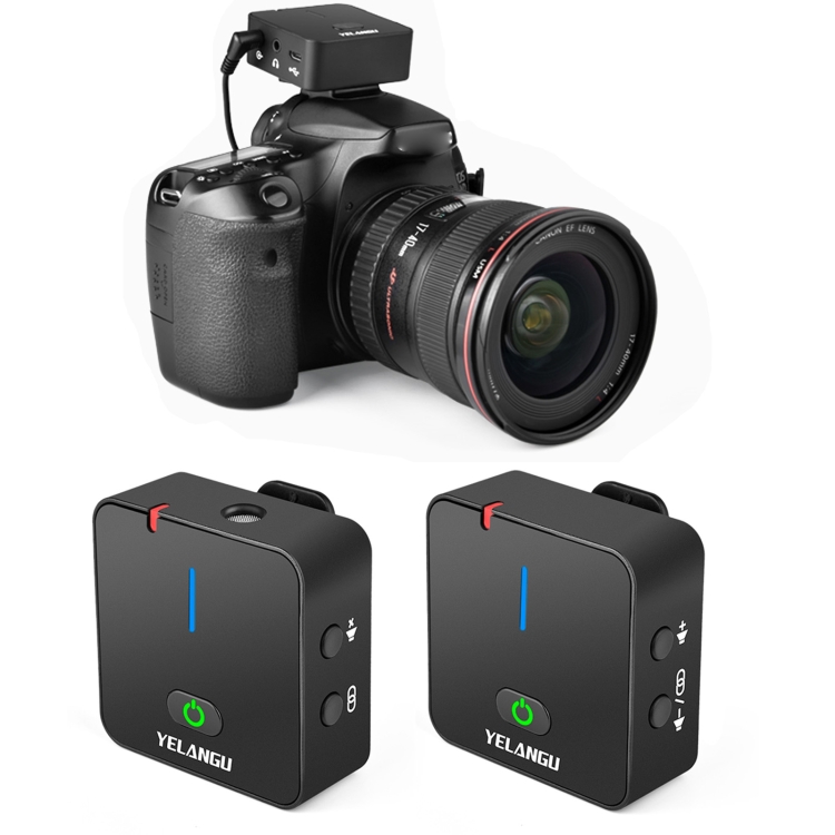 

YELANGU MX5 2.4G Live Broadcast Interview Shooting Wireless Recording Microphone