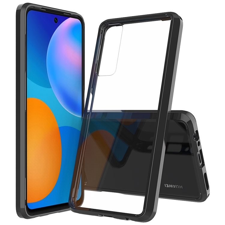 

For Huawei Y7A / P Smart 2021 Shockproof Scratchproof TPU + Acrylic Protective Case(Black)
