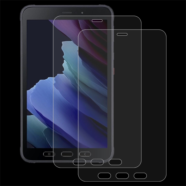 

For Samsung Galaxy Tab Active 3 2 PCS 9H HD Explosion-proof Tempered Glass Film