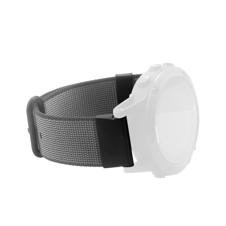 

For Garmin Fenix 5 Quick Release Nylon Replacement Wrist Strap Watchband(Black)