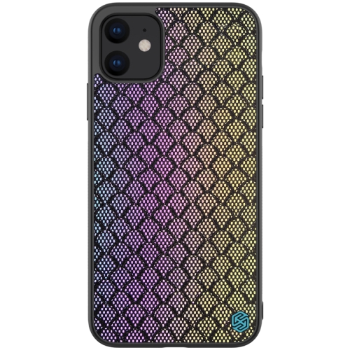 

For iPhone 11 NILLKIN Brilliant Series Twinkle PC+TPU Protective Case(Rainbow)