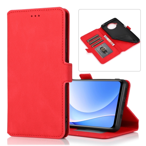 

For Xiaomi Mi 10T Lite 5G Retro Magnetic Closing Clasp Horizontal Flip Leather Case with Holder & Card Slots & Photo Frame & Wallet (Red)