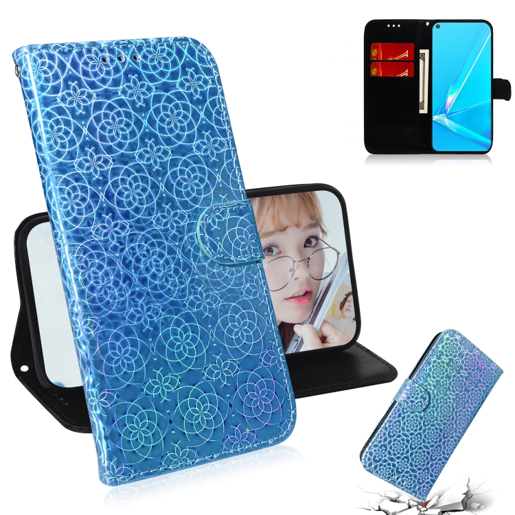 

For OPPO A52 / A72 / A92 Solid Color Colorful Magnetic Buckle Horizontal Flip PU Leather Case with Holder & Card Slots & Wallet & Lanyard(Sky Blue)