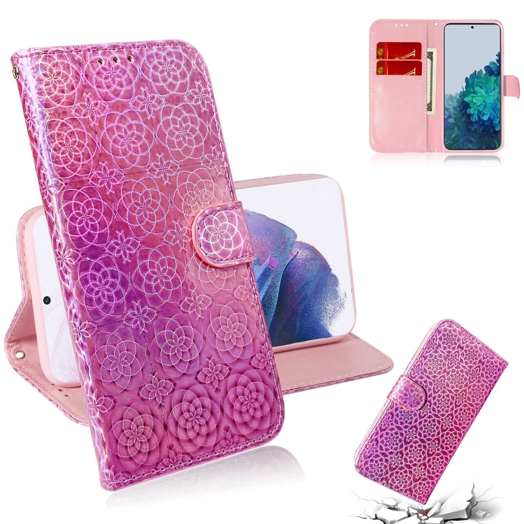 

For Samsung Galaxy S30+ Solid Color Colorful Magnetic Buckle Horizontal Flip PU Leather Case with Holder & Card Slots & Wallet & Lanyard(Pink)
