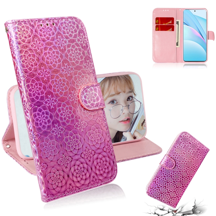 

For Xiaomi Mi 10T Lite 5G Solid Color Colorful Magnetic Buckle Horizontal Flip PU Leather Case with Holder & Card Slots & Wallet & Lanyard(Pink)
