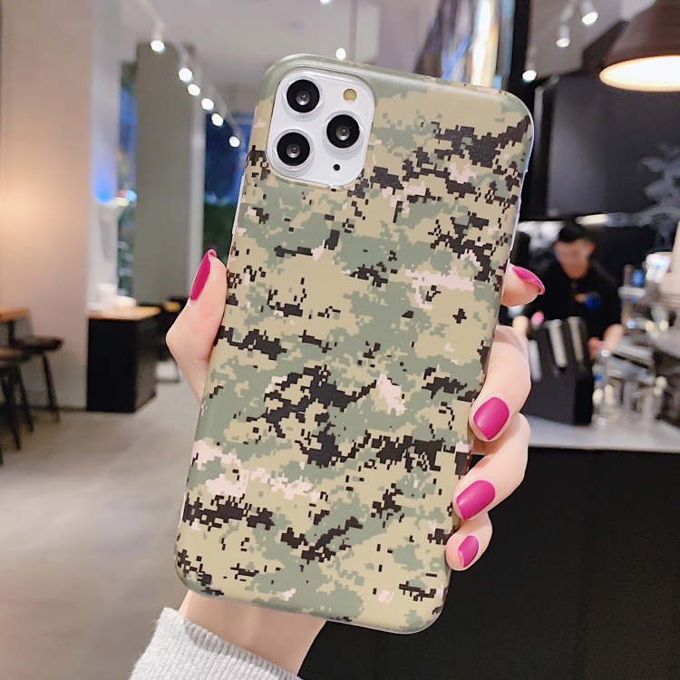 

Shockproof IMD Camouflage TPU Protective Case For iPhone 12 mini(Green)