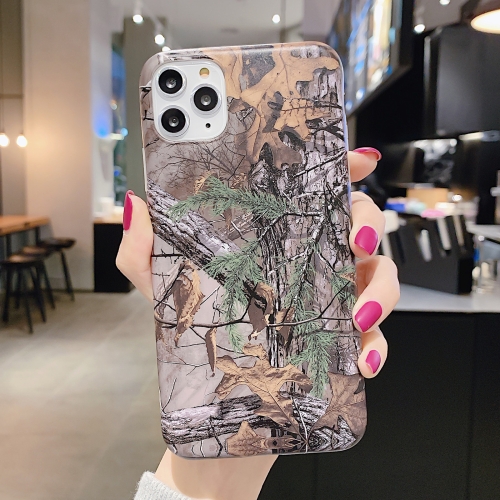 

Shockproof IMD Camouflage TPU Protective Case For iPhone 12 / 12 Pro(Fallen Leaves)